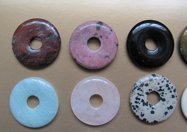 DONUT jaspis obrázkový PŘÍVĚSEK 30 mm