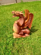 ČÍNSKÝ DRAK dřevěný VELKÝ