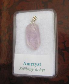 PŘÍVĚSEK AMETYST ŠPICE