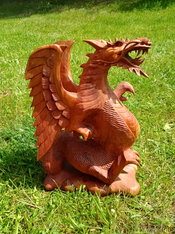 ČÍNSKÝ DRAK dřevěný VELKÝ
