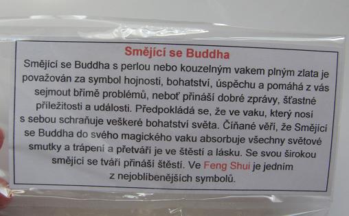 "zlatý" BUDDHA 10 cm